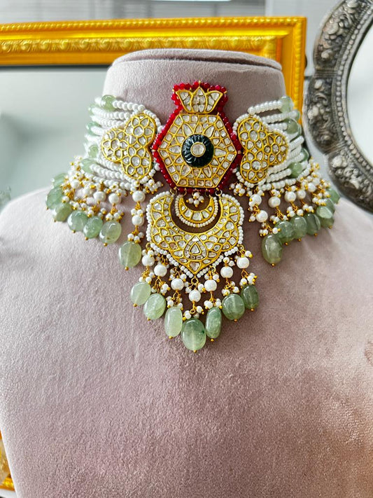 22kt Atika Polki Choker