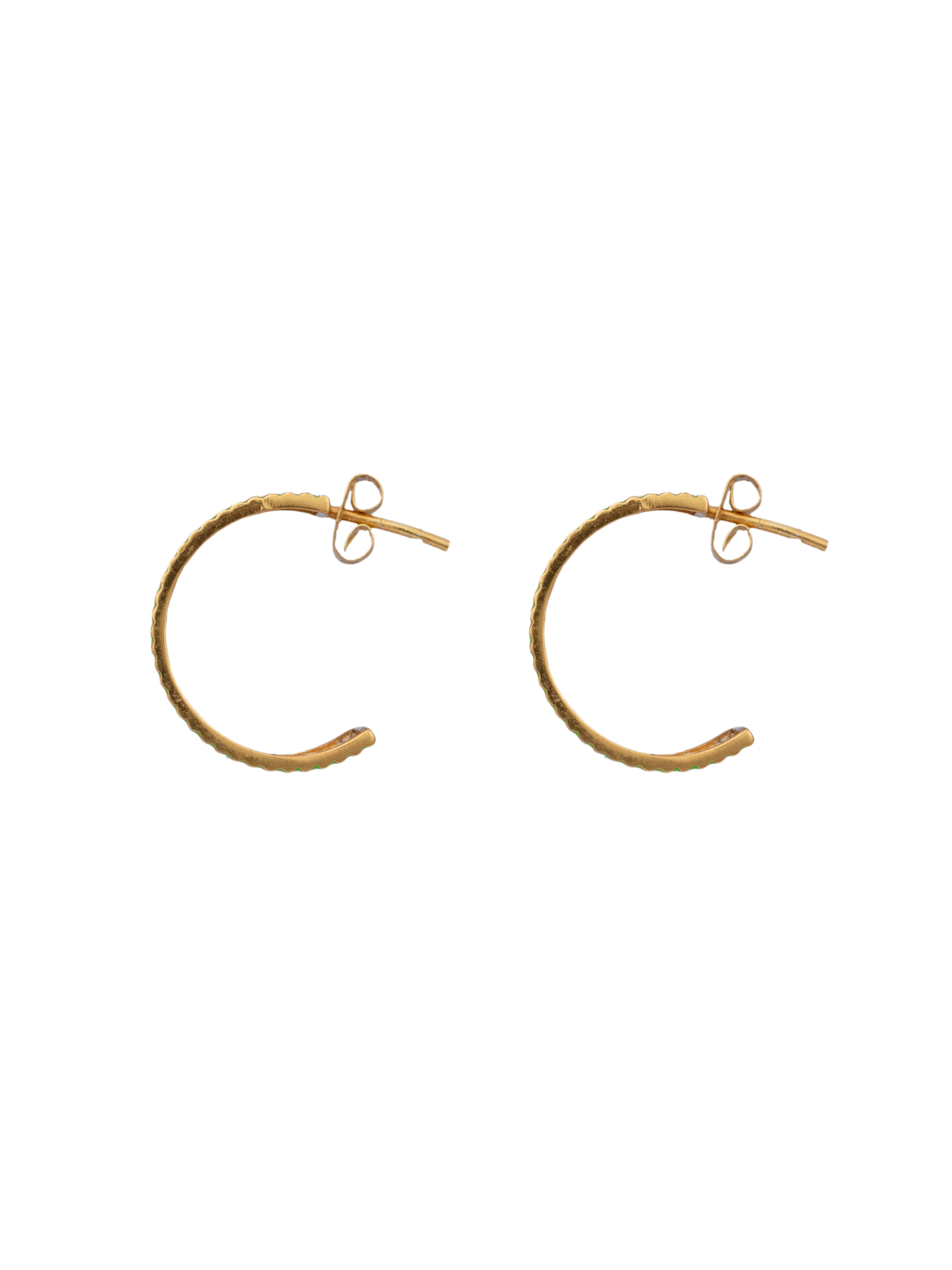Cheri Green Enamel Ear Hoop