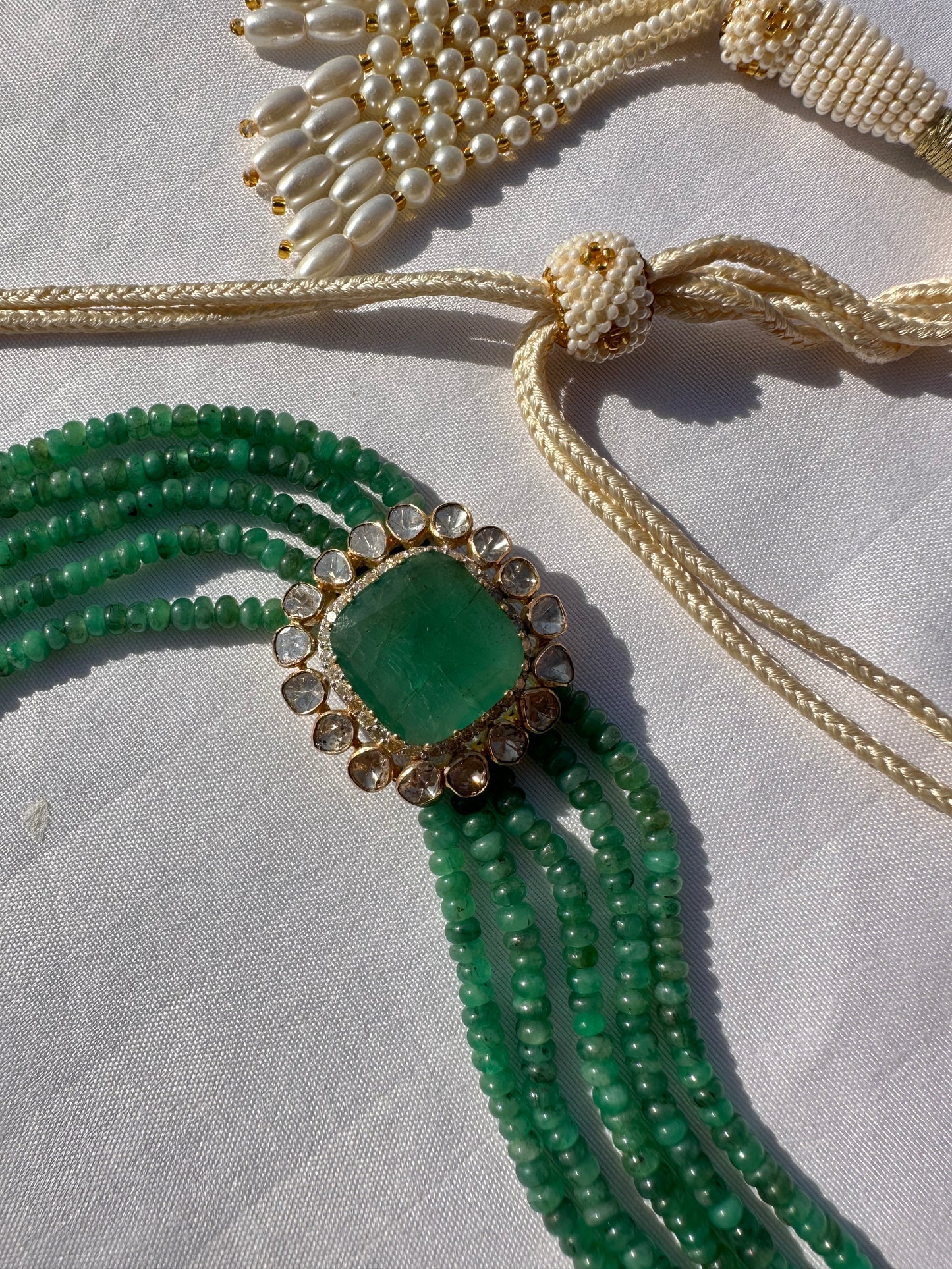 18kt Ayatee Emerald Necklace