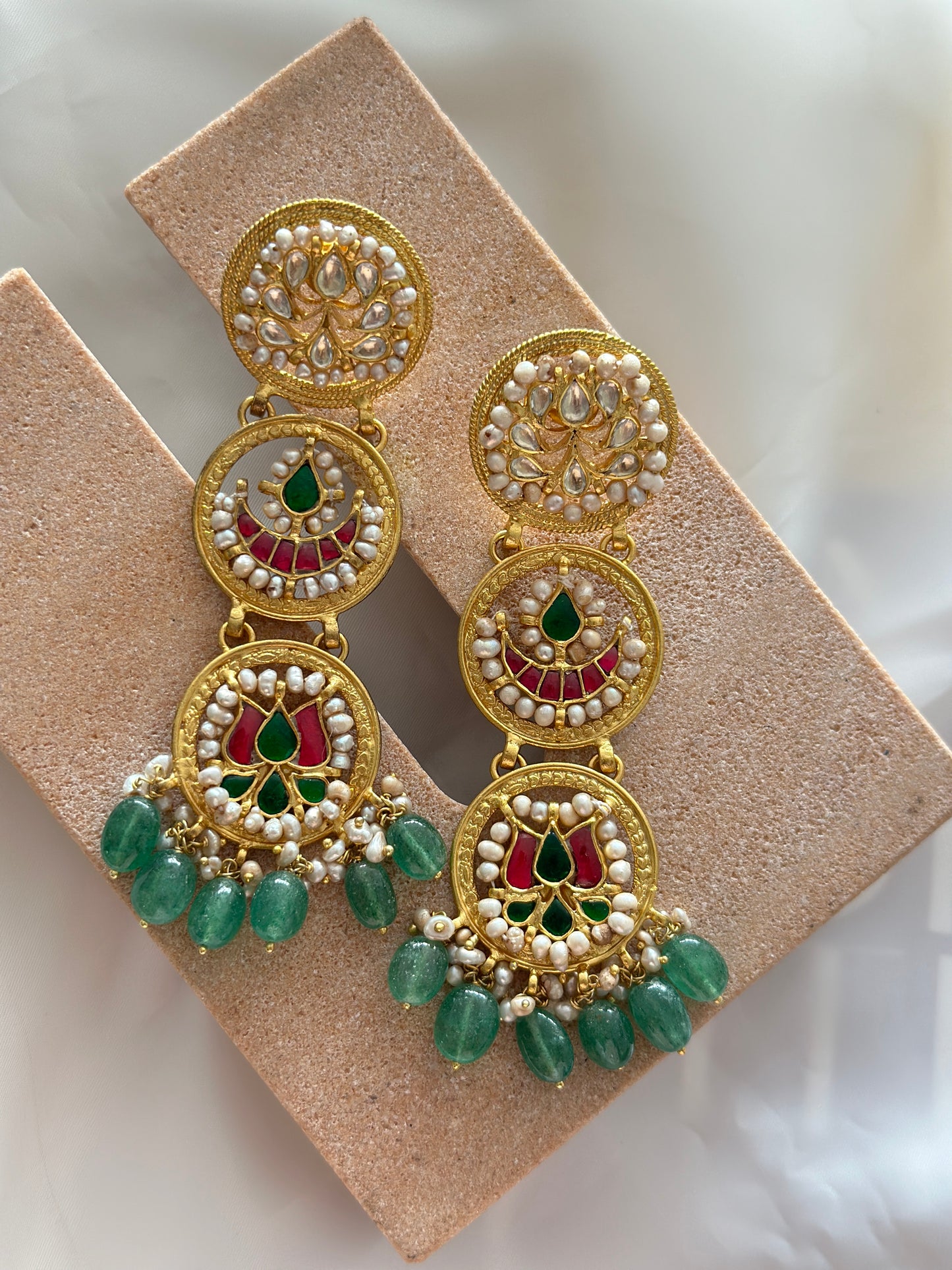 Silver Basant Earrings