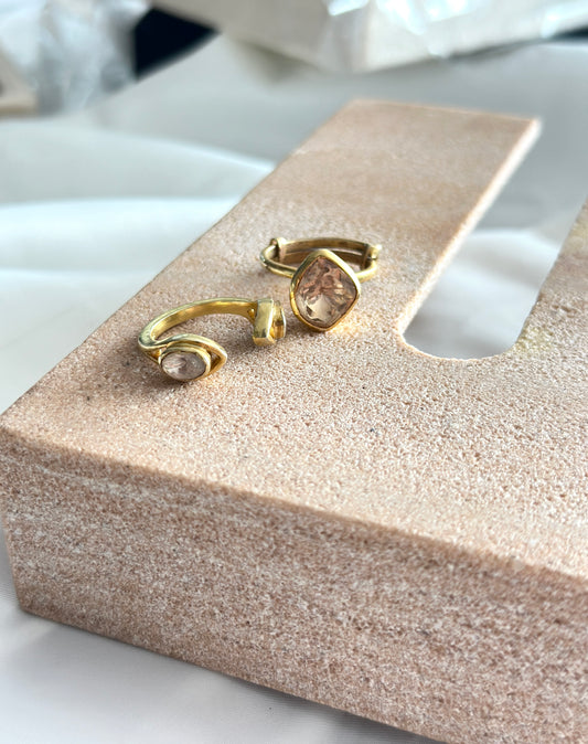 Silver Jahan Ring Set of 2