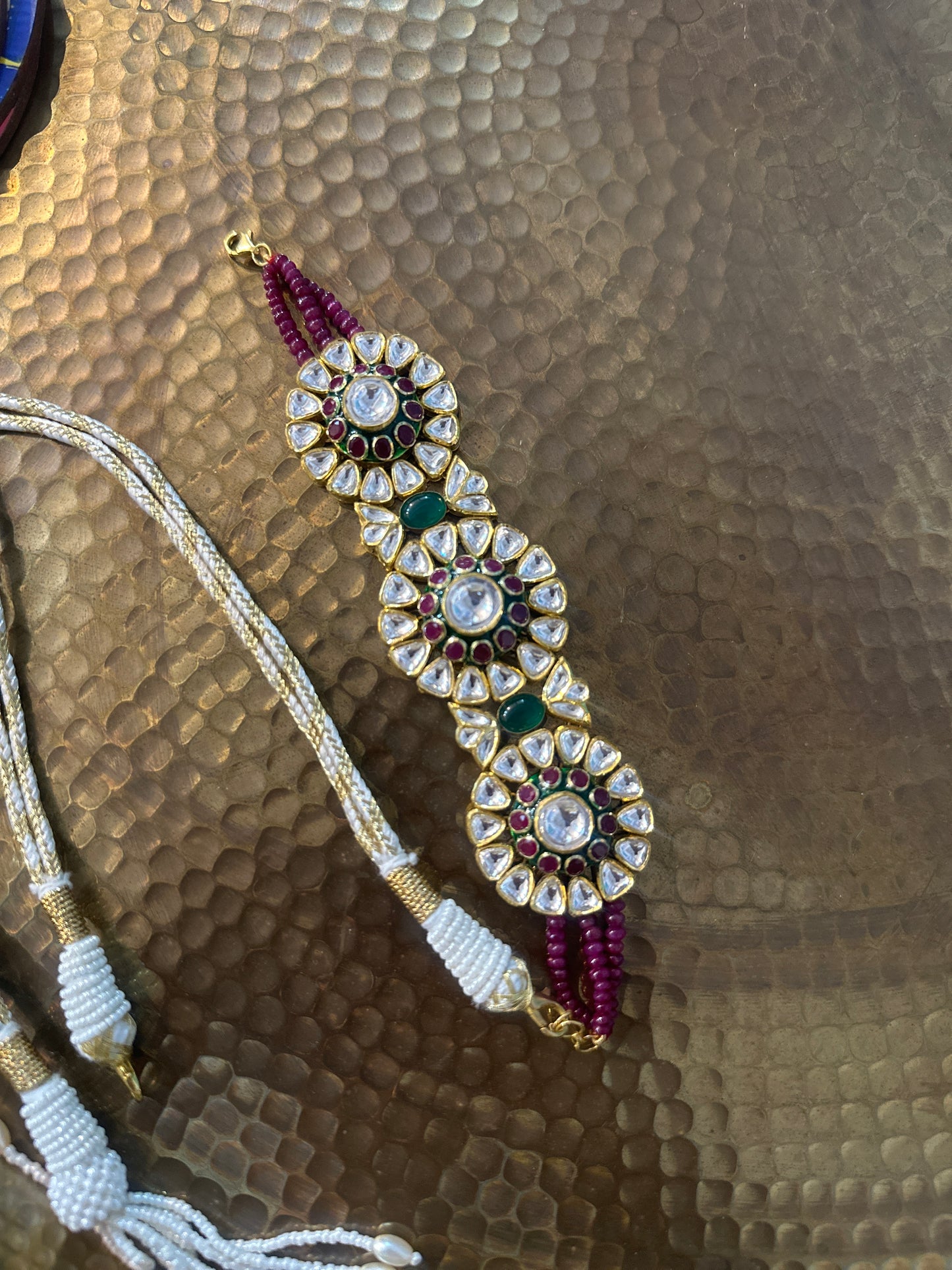 18kt Gold Polki bracelet