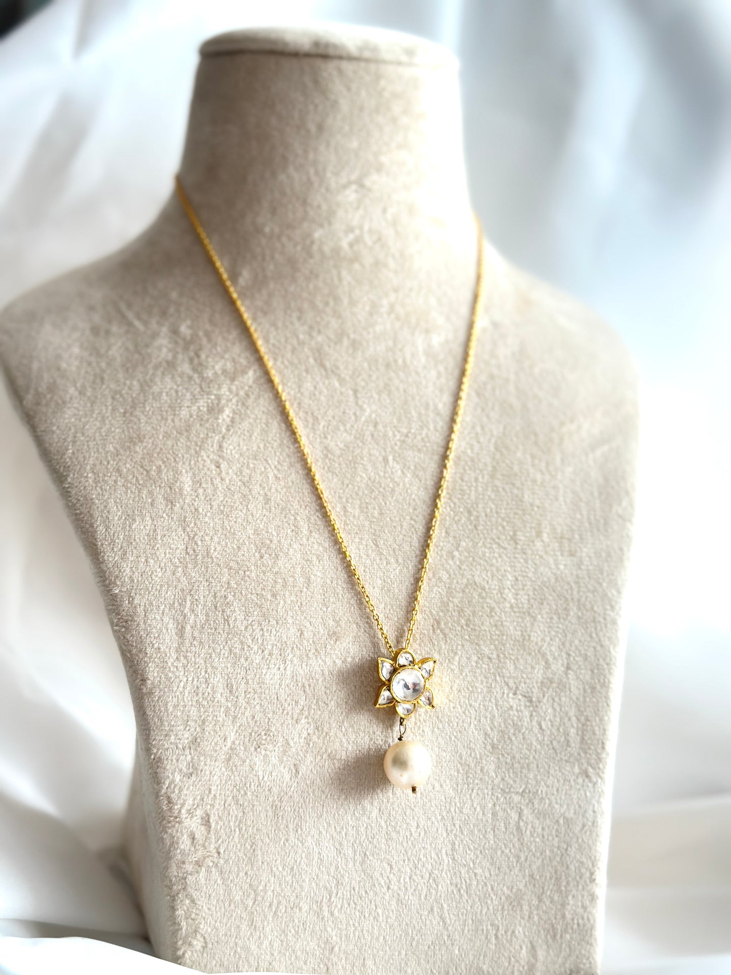 Silver Kowaish Pearl Pendant