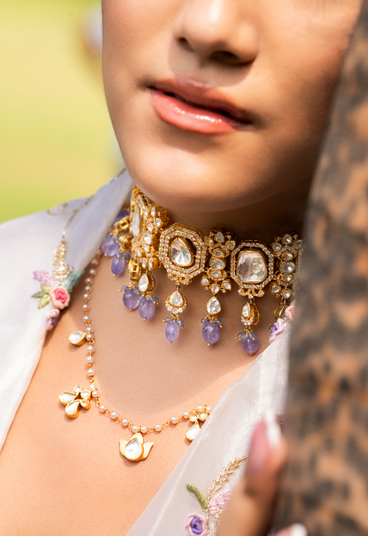 Armaiti Necklace with earrings