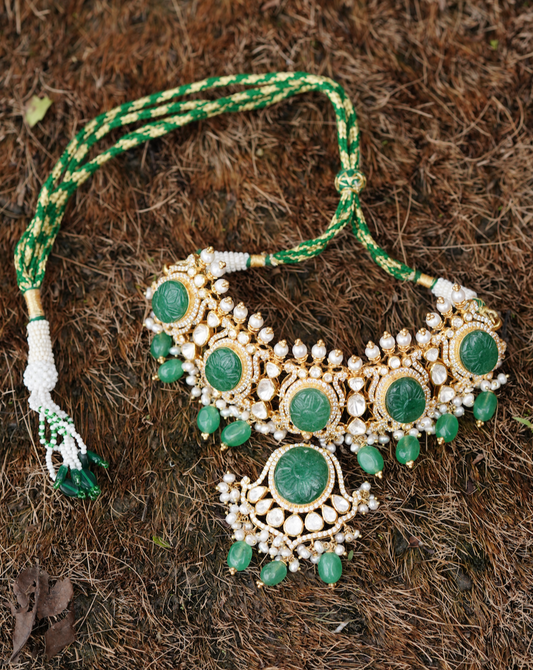 Sudabeg Necklace with earrings