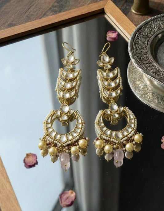 Silver Kastoori Earrings