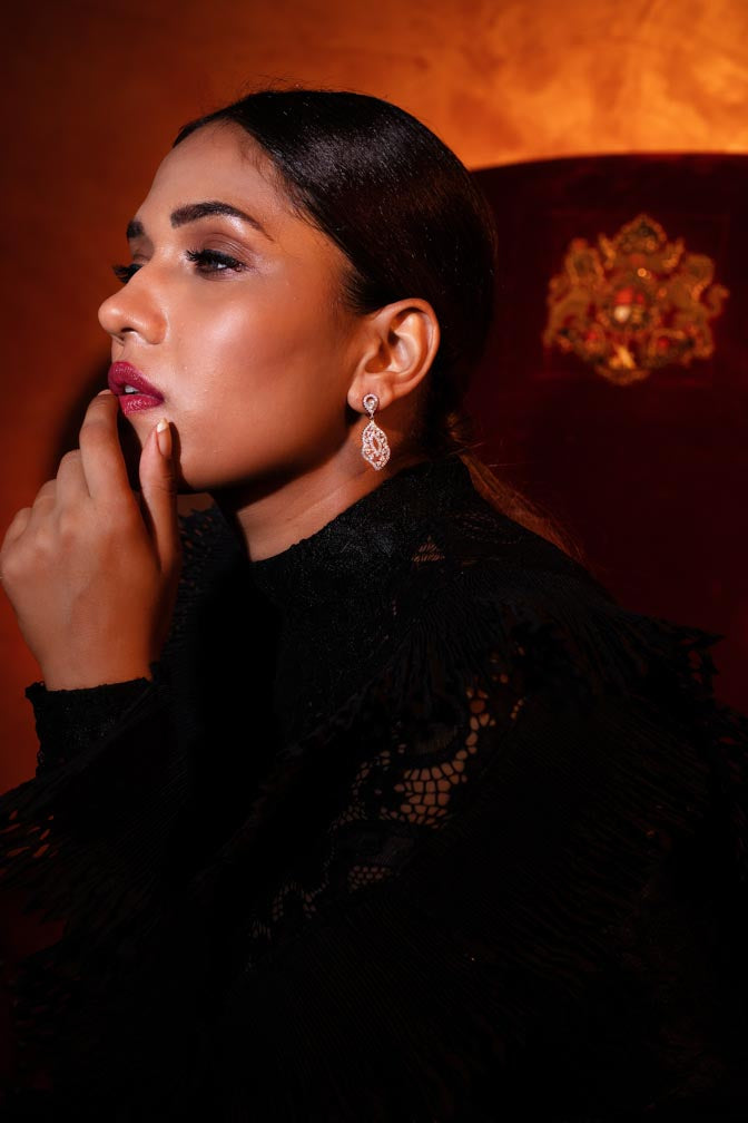 Silver White Dream Earrings