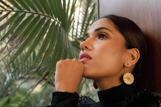 Silver Mesopotamian Earrings