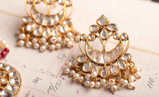 Silver Medio Luna Earrings