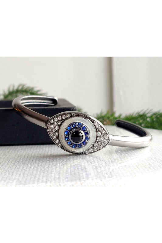 Silvernight Grey Evil Eye Band
