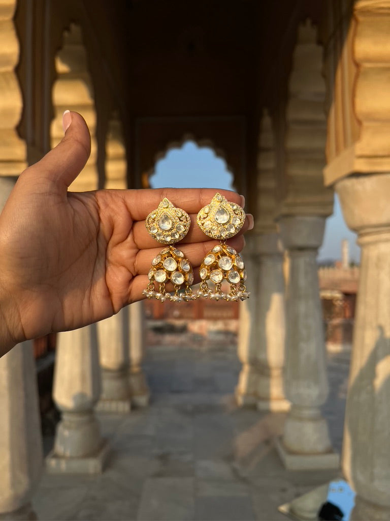 Silver Jeevi Earring