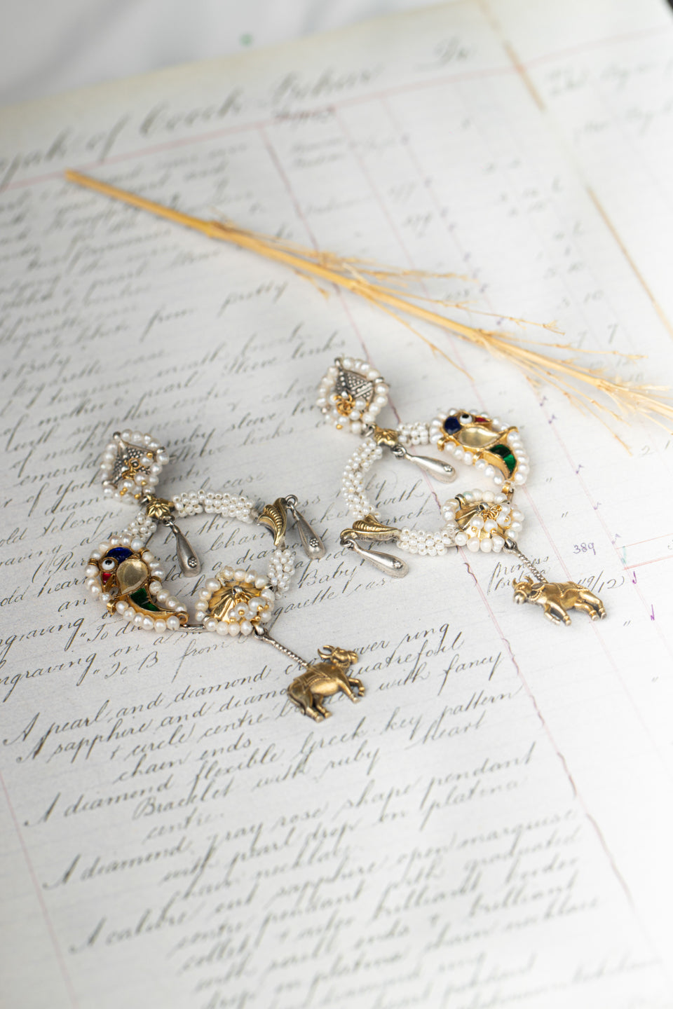 Silver Achita Danglers