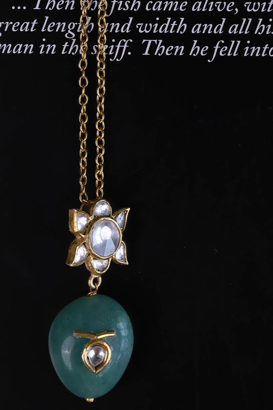 Silver Munira Pendant in Gold Plating