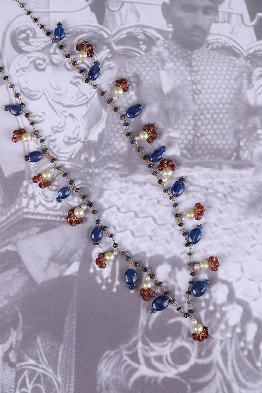 Silver Kalki Gemstone Necklace