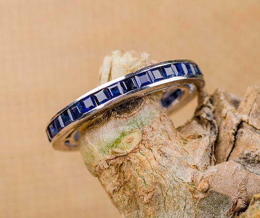 Sapphire Thumb Ring