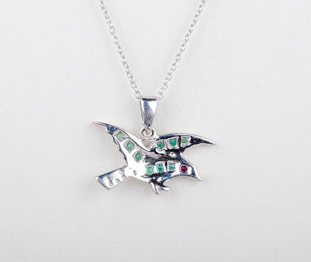 Silver Ode to Freedom Pendant