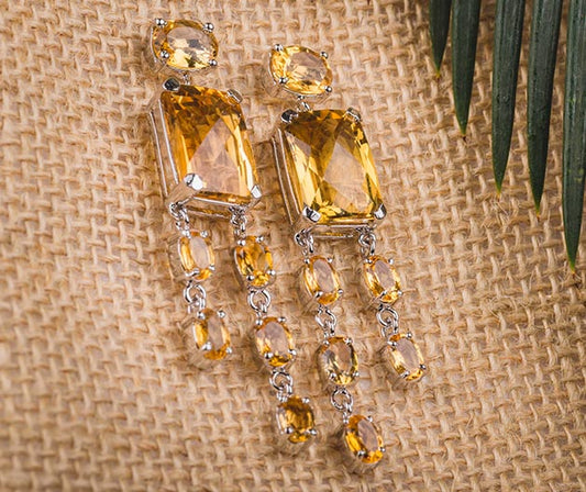 SILVER GOLDFINCHE DANGLERS