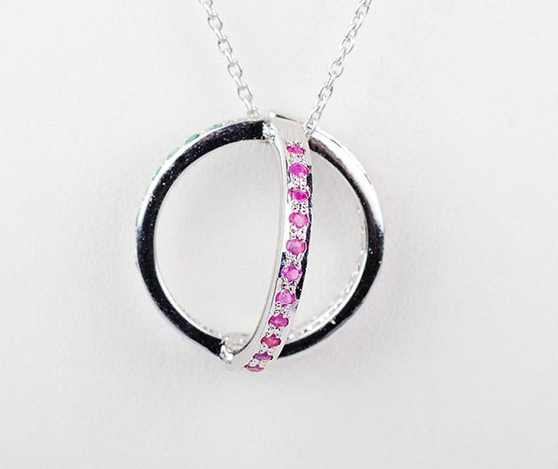Silver Tri Fold Ring & Pendant