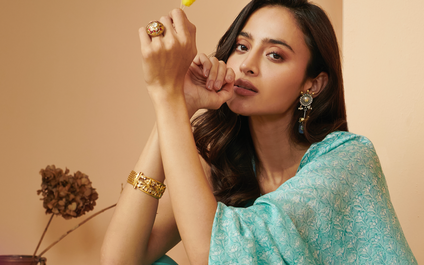 Silver Pahal Danglers