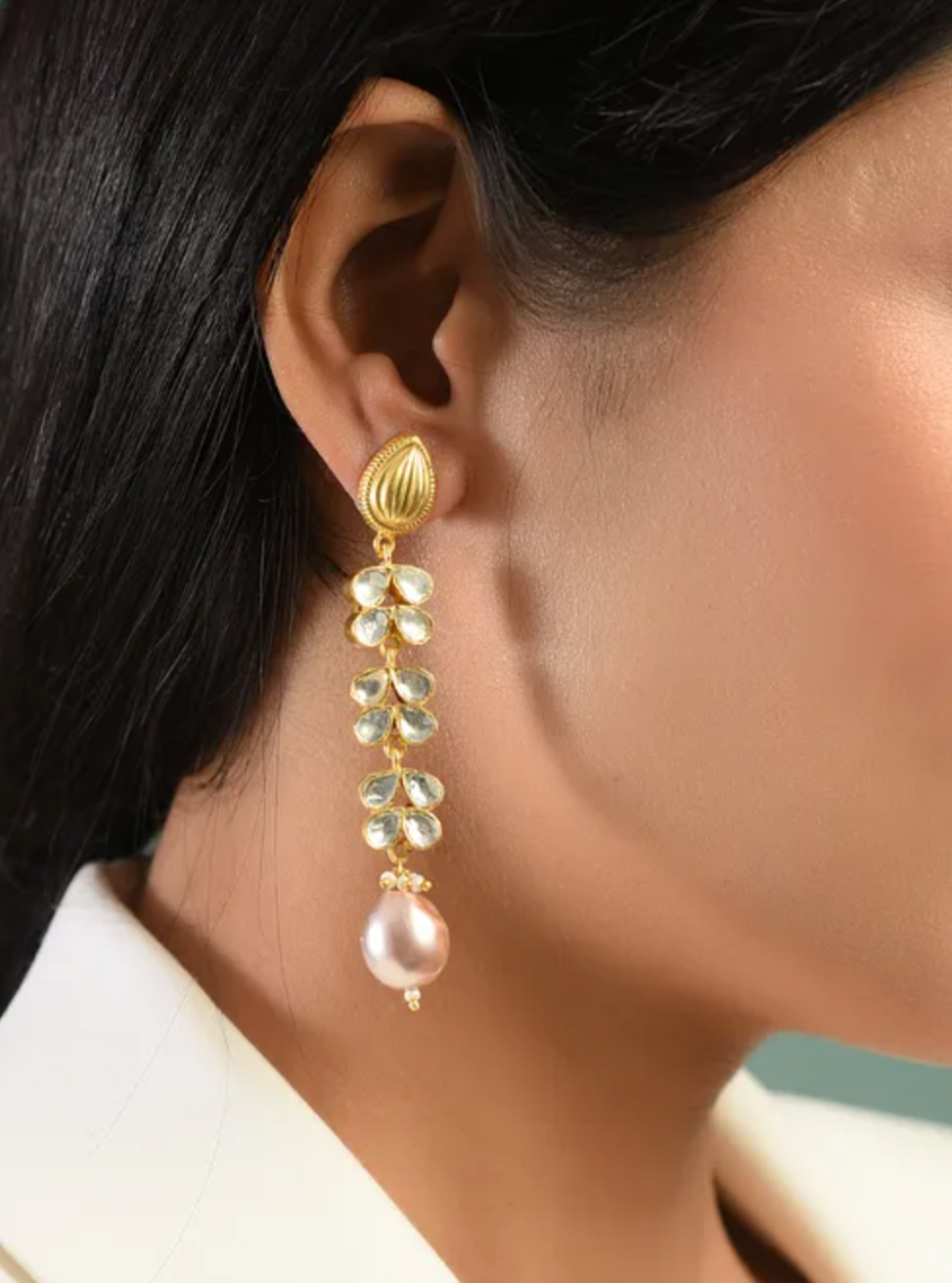 Silver Chasmu Earring