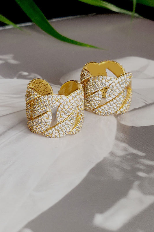 Criss Cross Band Ring