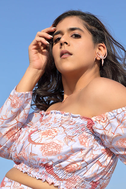 Rosegold Tone Holy Dove Earcuff