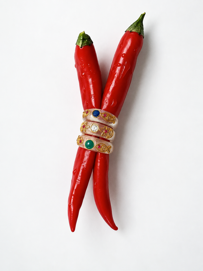 Crystal Matsya/Star Ring