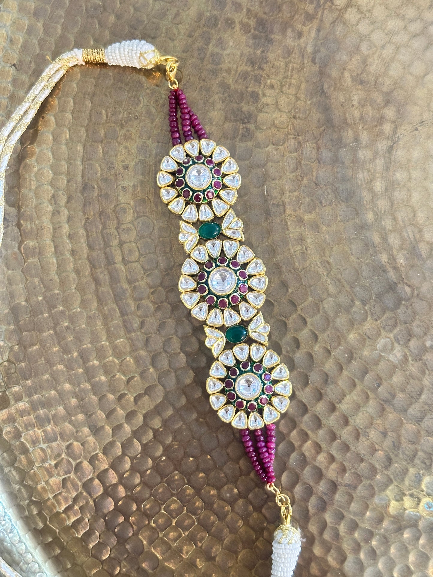 18kt Gold Polki bracelet