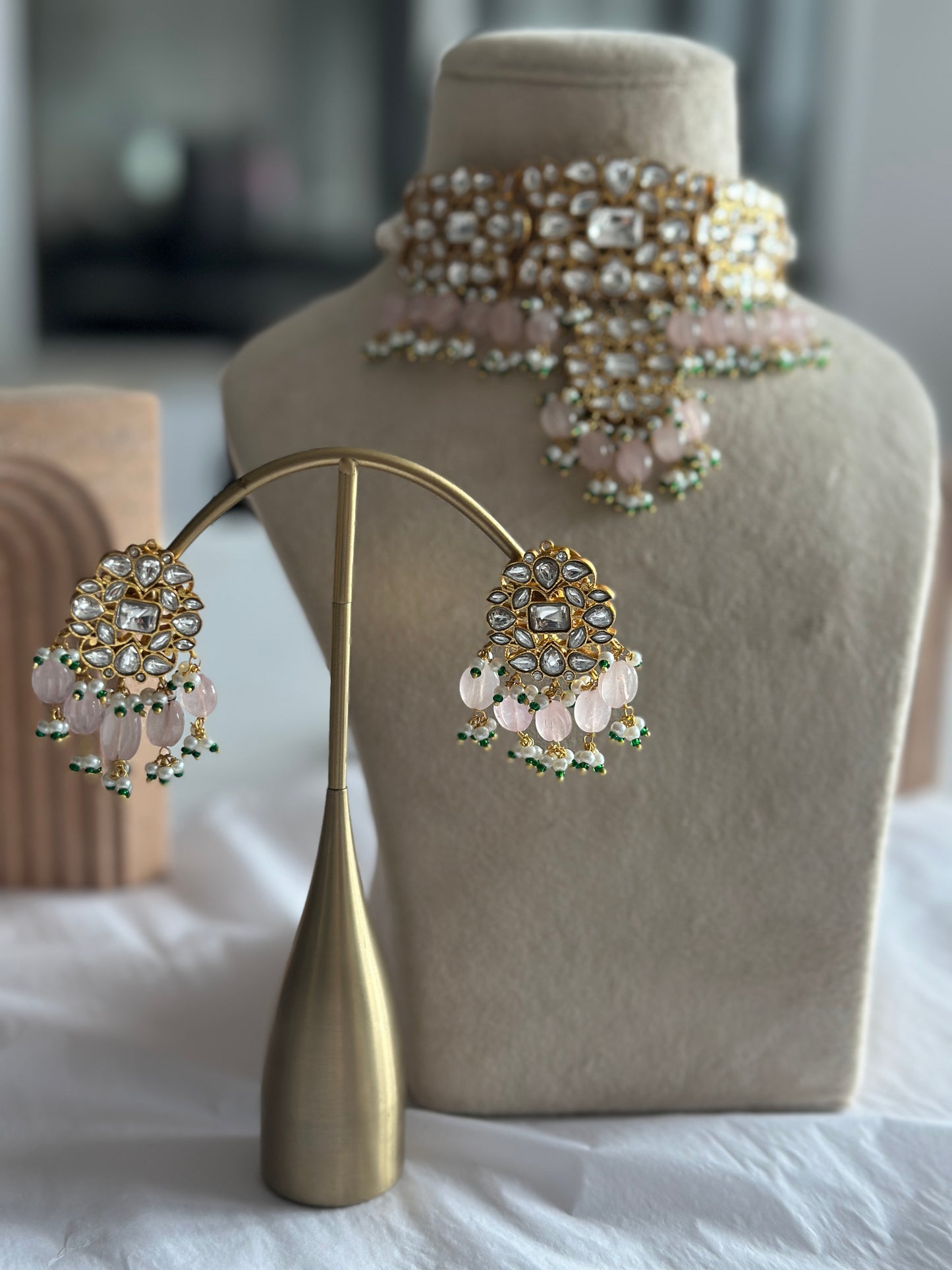 Shaya Necklace Set (Rosé)