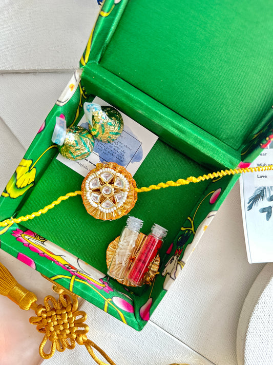 Square Box Rakhi Hamper