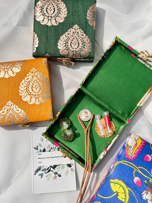 Square Box Rakhi Hamper