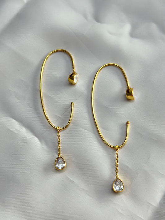 Shyra Silver Earcuff