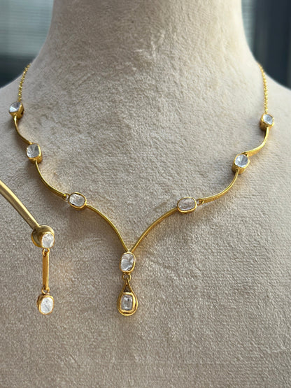 Uditi Necklace with earrings