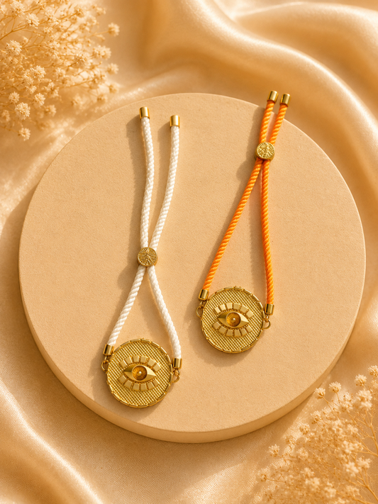 Evil Eye rakhi - assorted thread