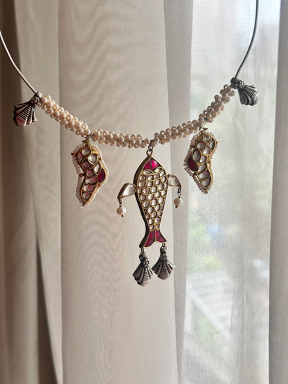 Silver Matsaya Choker