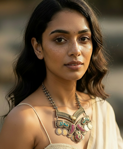 Silver Vasani Necklace