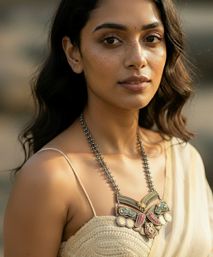 Silver Vasani Necklace