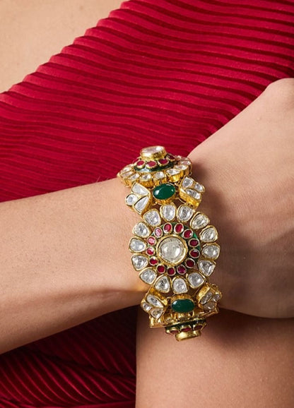 18kt Gold Polki bracelet