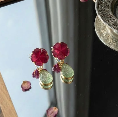 Flora Gemstone Earrings