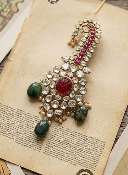 Nyom Polki Kalgi for Groom