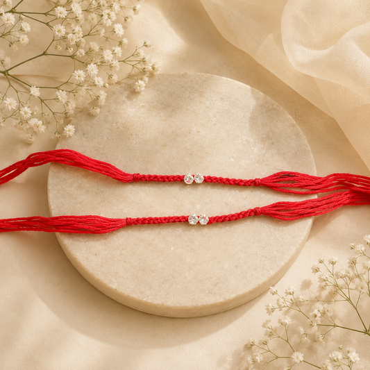 Swarovski Rakhi Pair (2 pieces)