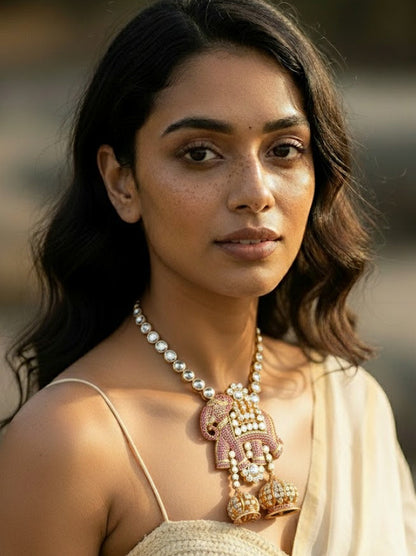 Gajraj Polki Necklace