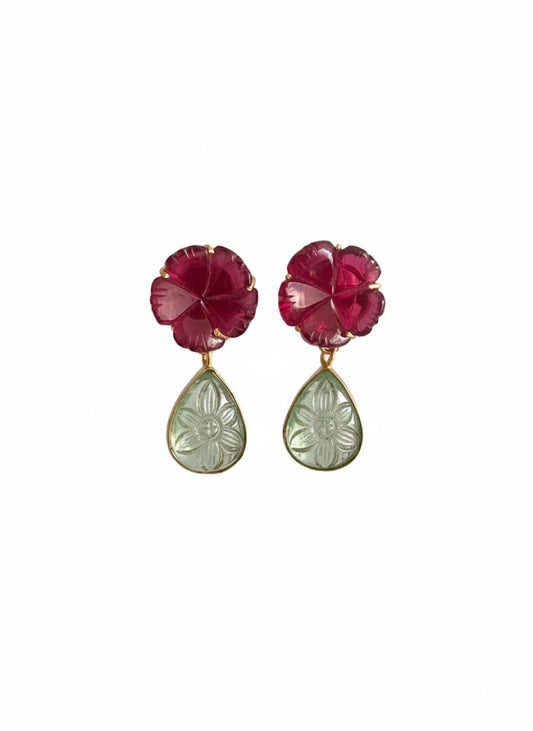 Flora Gemstone Earrings