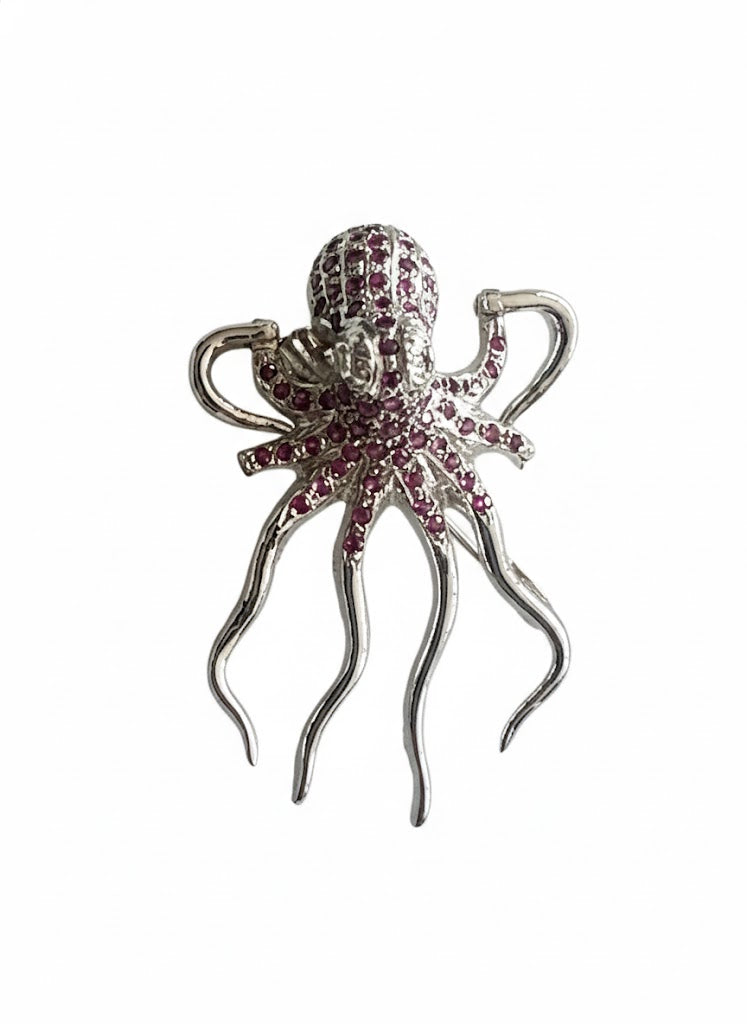 Octopus Brooch