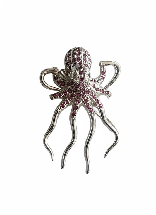 Octopus Brooch