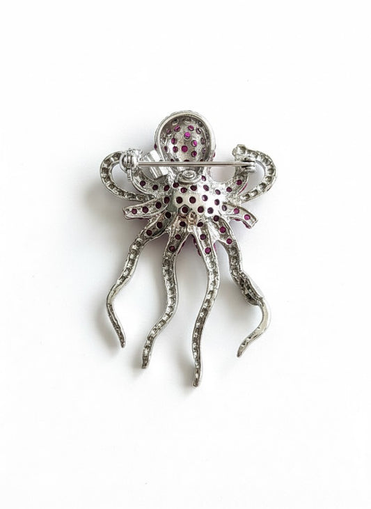 Octopus Brooch