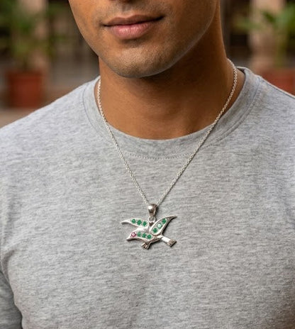 Silver Ode to Freedom Pendant