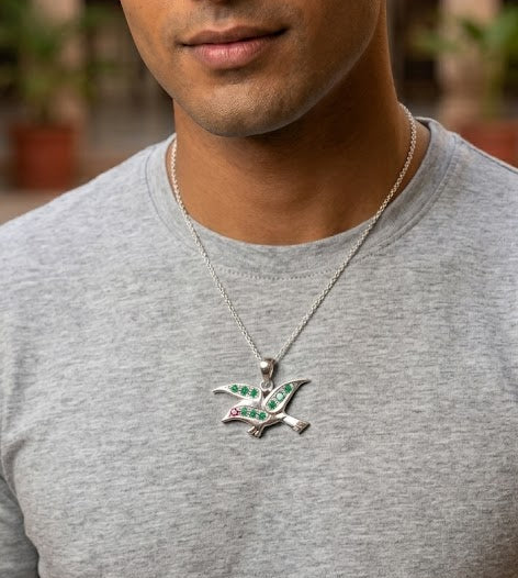 Silver Ode to Freedom Pendant