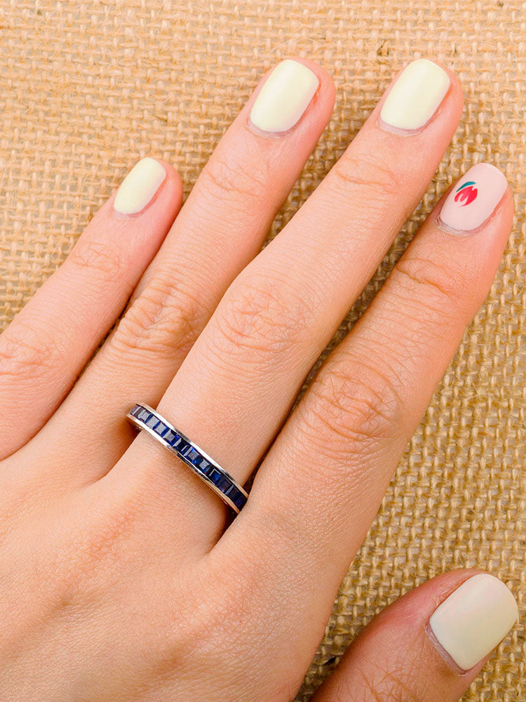 Sapphire Thumb Ring – AmeriJaipur