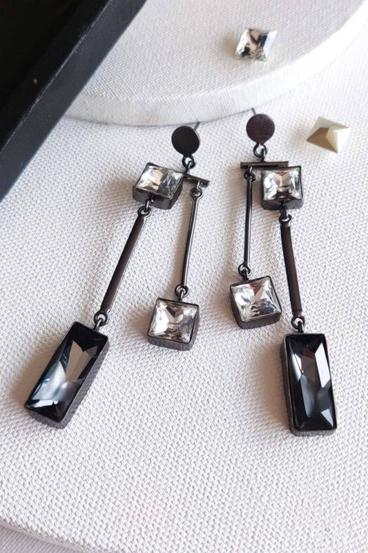 Silvernight Grey Balancoire Earrings